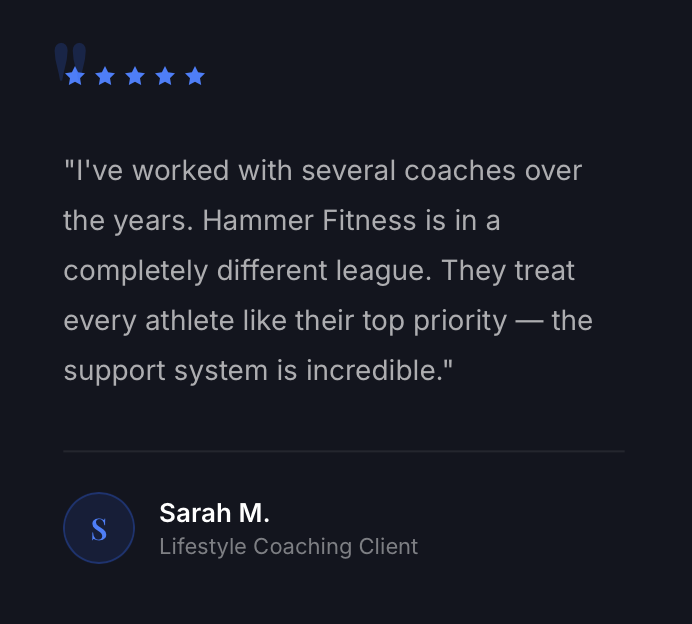 Athlete Testimonial
